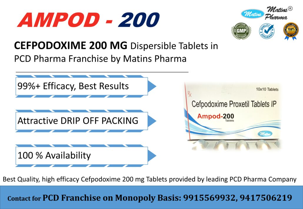 Cefpodoxime in PCD Franchise
Call 9915569932