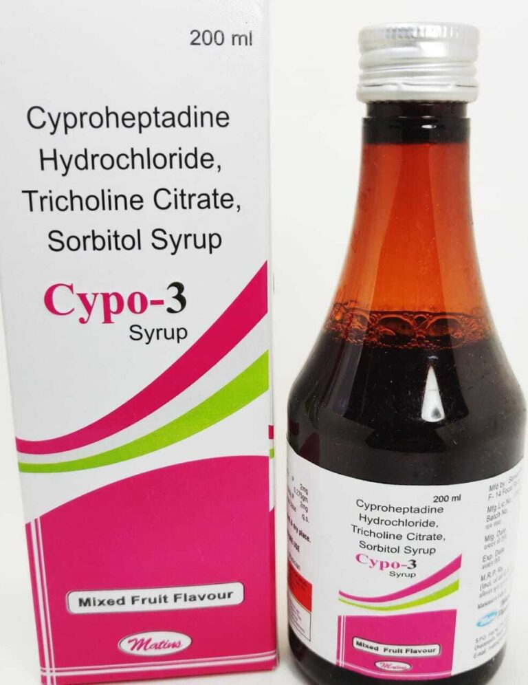 Cyproheptadine syrup in PCD Pharma Franchise