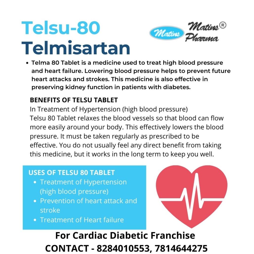 Telmisartan 80 in cardiac Products Franchise