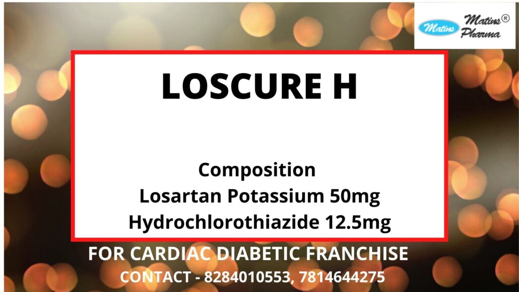 Losartan Potassium Hydrochlorothiazide manufacturer Supplier Pan India in PCD Franchise