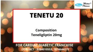 Teneligliptin 20mg Manufacturer Supplier in PCD Franchise