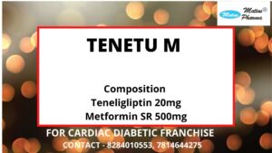 Teneligliptin 20mg + Metformin SR 500mg Manufacturer Suppliers in PCD Pharma Franchise