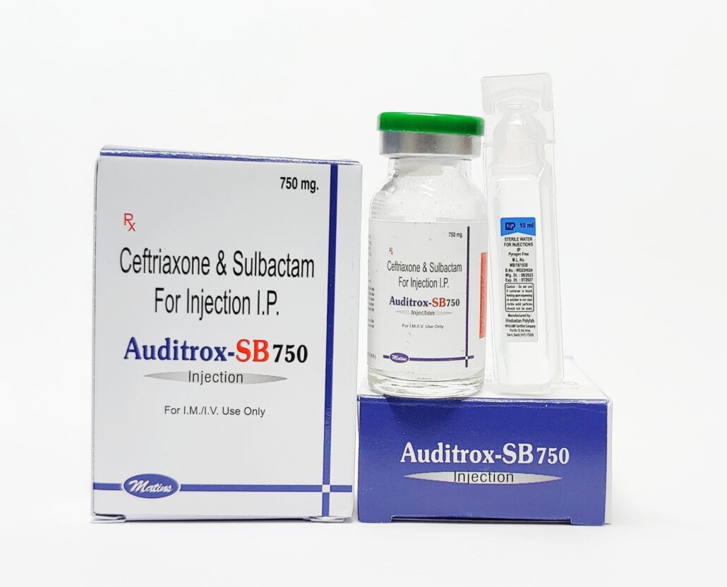 Ceftriaxone 500mg+ Sulbactam 250mg WWI