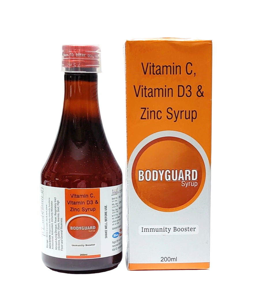 Vitamin C + Vitamin D3 + Zinc Syrup (IMMUNITY BOOSTER Syrup)