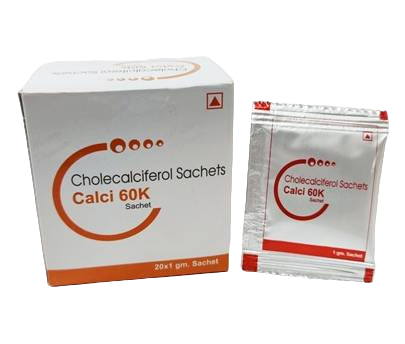 Chloecalceferol 60,000 i.u sachet