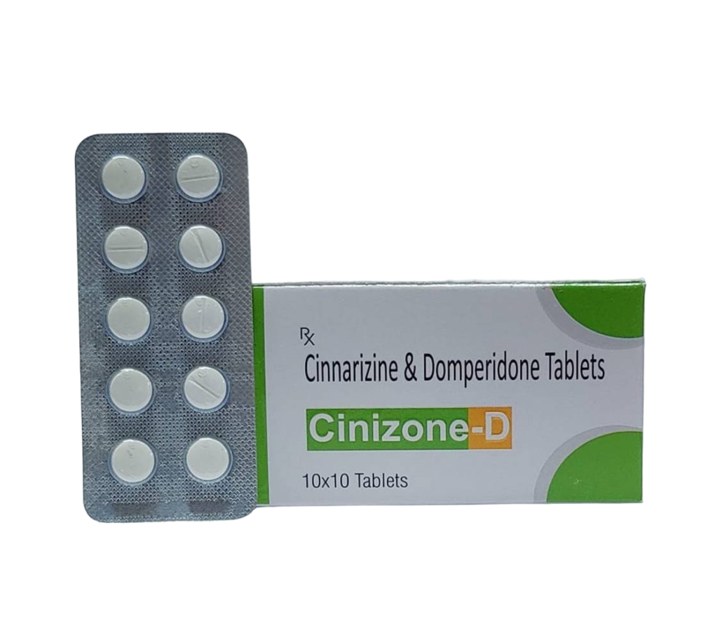 Cinnarizine 20 Mg + Domperidone 15 Mg