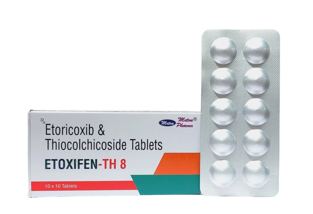 Etoricoxib-60mg + Thiocolchicoside 8mg