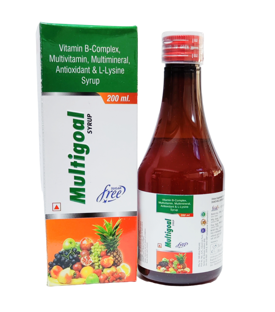 Multi Vitamin Syrup with L-Lysine, Copper, Zinc, Vit A and Cholicalciferol and other Ingds (Multi Vitamin Syrup)