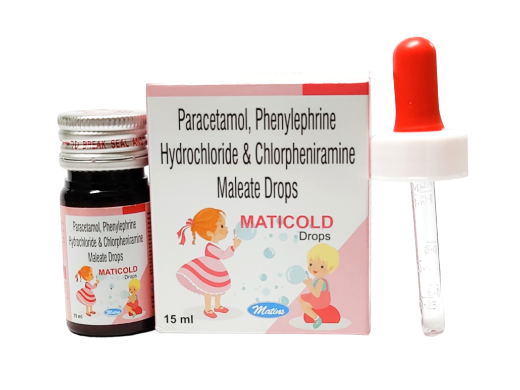 Paracetamol 125mg + Phenylephrine 2.5mg + CPM 1mg PER 1 ML