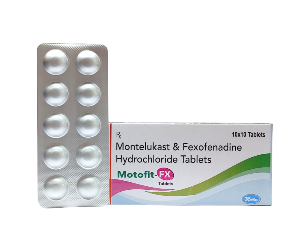 Montelukast 10mg + Fexofenadine 120mg