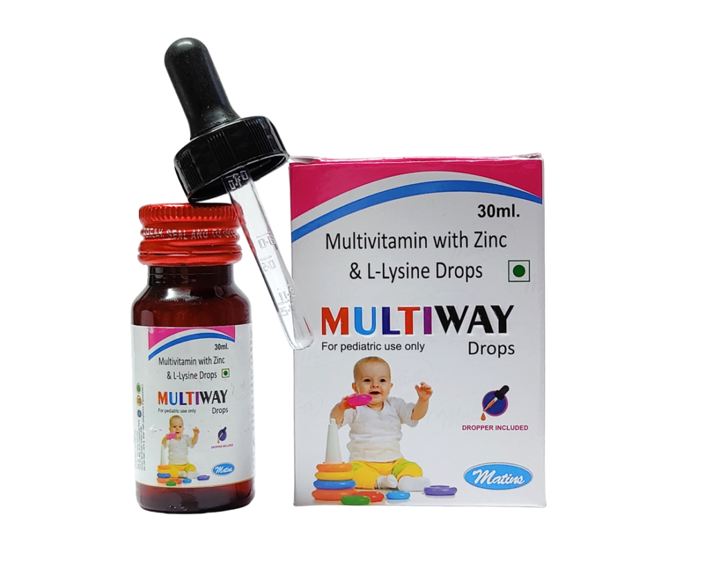 Multivitamin and Miultimeneral Drops for Kids
