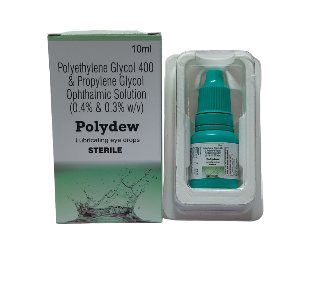 Polyethylene Glycol 0.4% + Propylene Glycol 0.3%