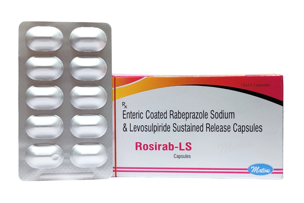 Rabeprazole Sodium 20mg + Levosulpiride 75 mg (Sustained Release)