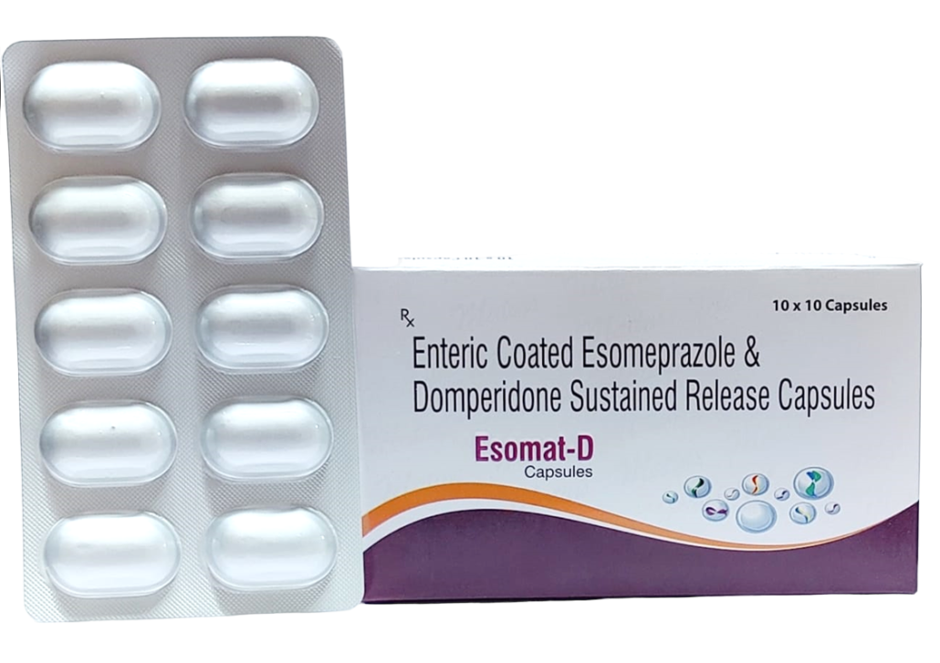 Esomeprazole 40 Mg + Domeperidone 30 Mg (Sustained Release )
