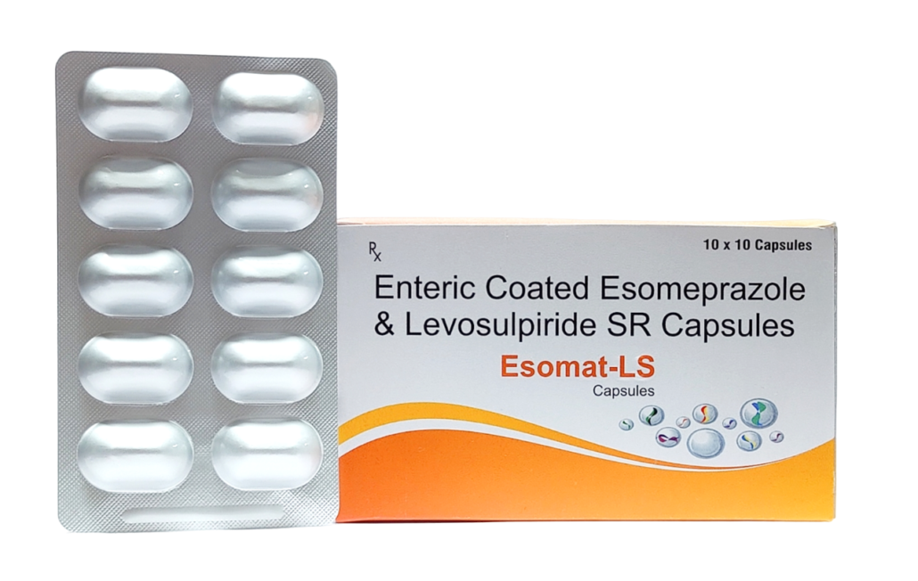 Esomeprazole 40 Mg + Levosulpiride 75 mg (Sustained Release )
