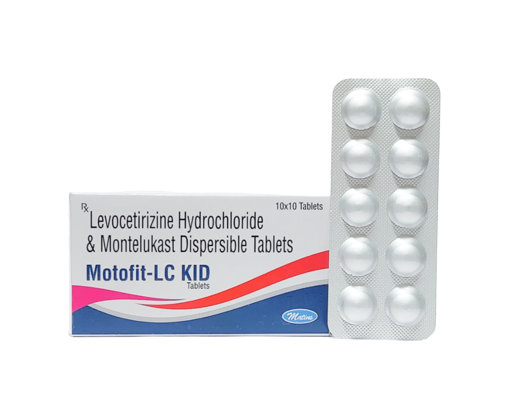 Montelukast 4mg + Levocetirizine 2.5mg