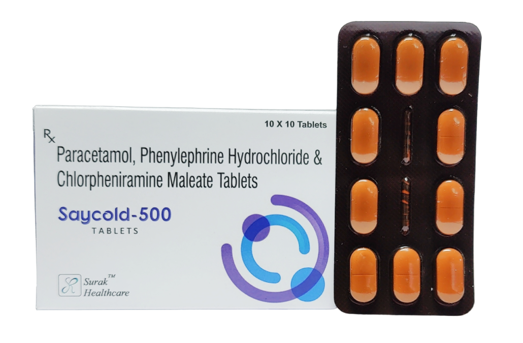 CPM 2mg + Phenylephrine 10mg + Paracetamol 500mg - SINAREST COMBI