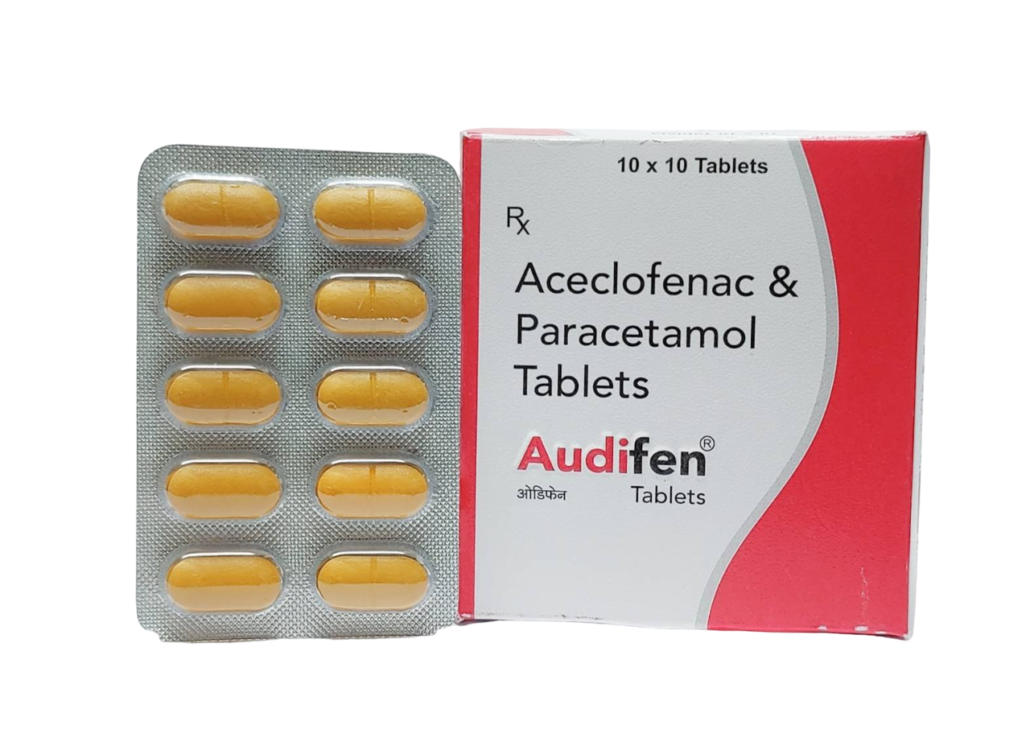 Aceclofenac 100mg + Paracetamol 325mg
