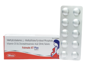 L Methyl Folate 1mg + Methylcobalamin 1500Mcg + Pyridoxal 0.5mg + DHA 10 % 100 mg