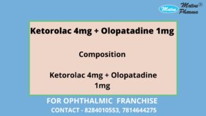 Ketorolac 4mg + Olopatadine 1mg